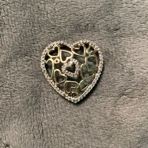 10k Diamond sliding heart